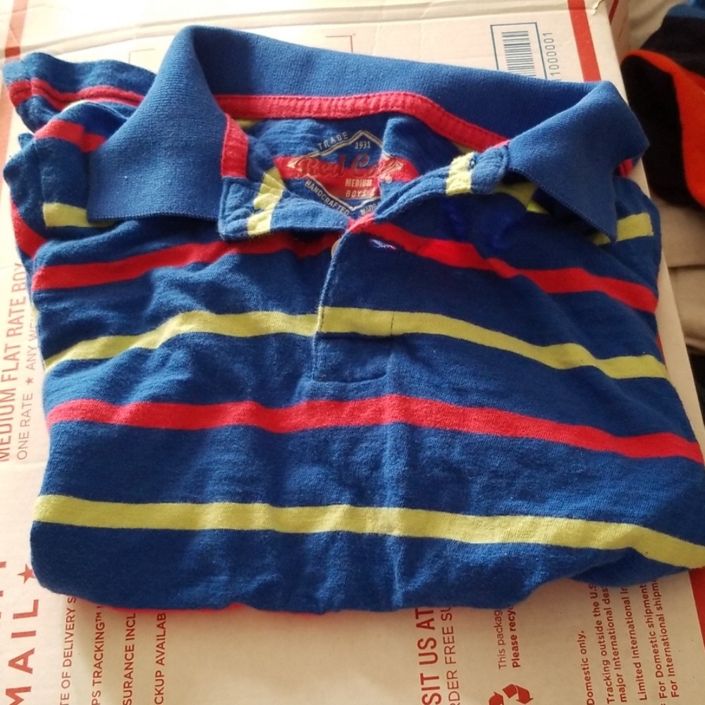 Boys red camel outfit